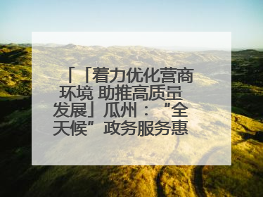 「着力优化营商环境 助推高质量发展」瓜州：“全天候”政务服务惠企便民