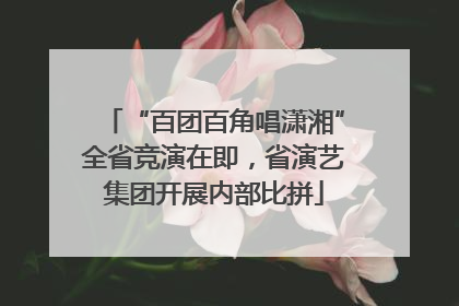 “百团百角唱潇湘”全省竞演在即，省演艺集团开展内部比拼