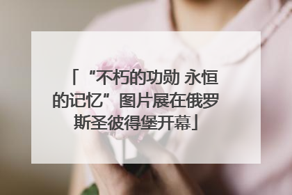 “不朽的功勋 永恒的记忆”图片展在俄罗斯圣彼得堡开幕