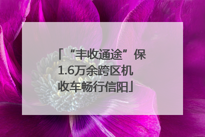 “丰收通途”保1.6万余跨区机收车畅行信阳
