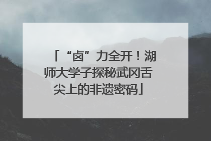 “卤”力全开！湖师大学子探秘武冈舌尖上的非遗密码