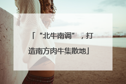 “北牛南调”，打造南方肉牛集散地