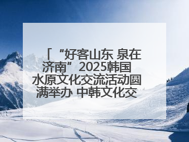 “好客山东 泉在济南”2025韩国水原文化交流活动圆满举办 中韩文化交流再添新彩