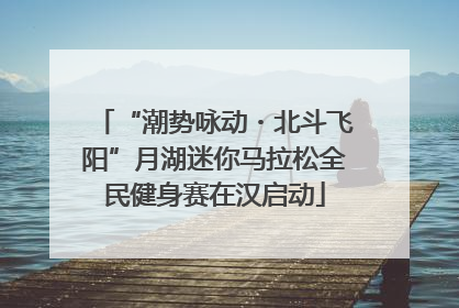 “潮势咏动・北斗飞阳”月湖迷你马拉松全民健身赛在汉启动