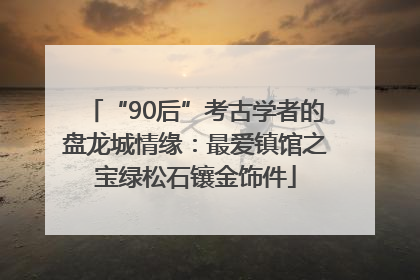 “90后”考古学者的盘龙城情缘：最爱镇馆之宝绿松石镶金饰件
