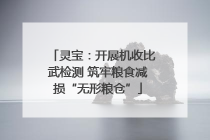灵宝：开展机收比武检测 筑牢粮食减损“无形粮仓”