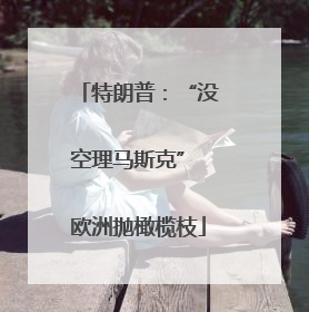 特朗普：“没空理马斯克” 欧洲抛橄榄枝