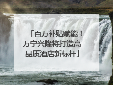 百万补贴赋能！万宁兴隆将打造高品质酒店新标杆