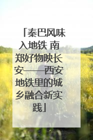 秦巴风味入地铁 南郑好物映长安——西安地铁里的城乡融合新实践