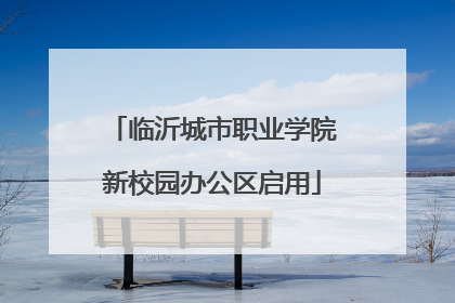 临沂城市职业学院新校园办公区启用