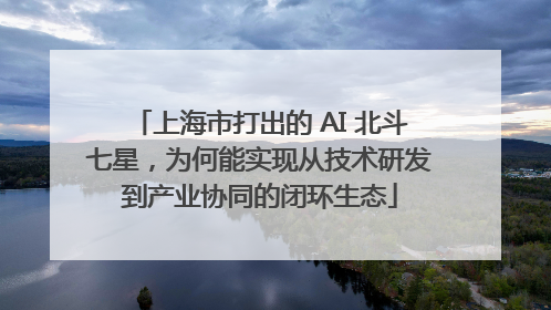 上海市打出的 AI 北斗七星，为何能实现从技术研发到产业协同的闭环生态