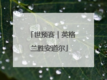 世预赛｜英格兰胜安道尔