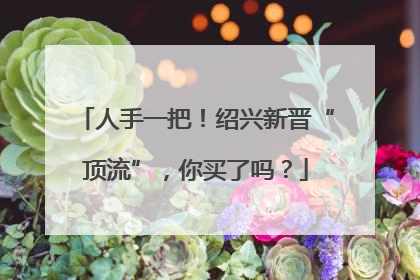 人手一把！绍兴新晋“顶流”，你买了吗？