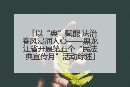 以“典”赋能 法治春风浸润人心——黑龙江省开展第五个“民法典宣传月”活动综述