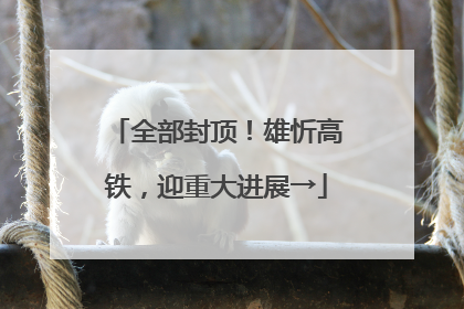 全部封顶！雄忻高铁，迎重大进展→