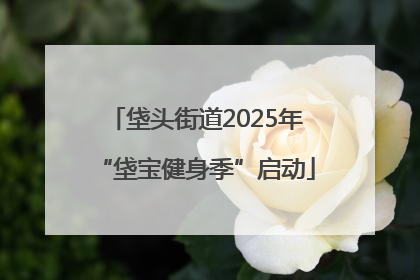 垡头街道2025年“垡宝健身季”启动