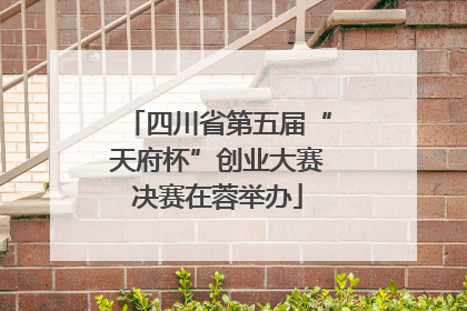 四川省第五届“天府杯”创业大赛决赛在蓉举办
