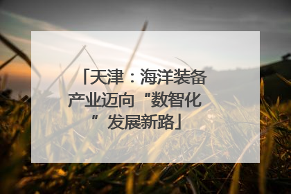 天津：海洋装备产业迈向“数智化”发展新路