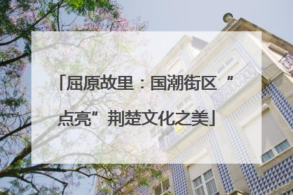 屈原故里：国潮街区“点亮”荆楚文化之美