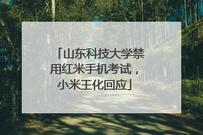 山东科技大学禁用红米手机考试，小米王化回应