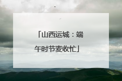 山西运城：端午时节麦收忙