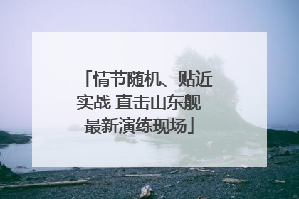 情节随机、贴近实战 直击山东舰最新演练现场