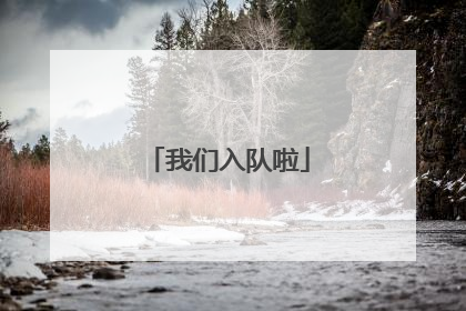 我们入队啦
