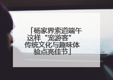 杨家界索道端午这样“宠游客” 传统文化与趣味体验点亮佳节