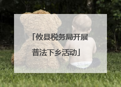 攸县税务局开展普法下乡活动
