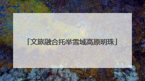 文旅融合托举雪域高原明珠