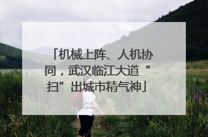 机械上阵、人机协同，武汉临江大道“扫”出城市精气神
