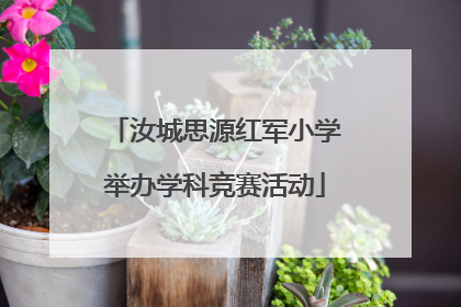 汝城思源红军小学举办学科竞赛活动
