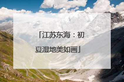 江苏东海：初夏湿地美如画