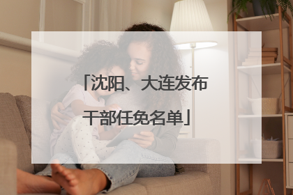 沈阳、大连发布干部任免名单