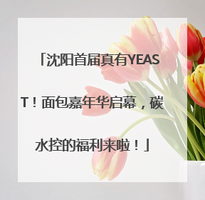 沈阳首届真有YEAST！面包嘉年华启幕，碳水控的福利来啦！