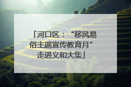 河口区：“移风易俗主题宣传教育月”走进义和大集