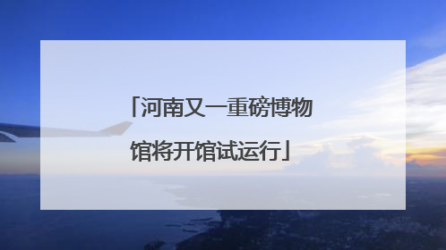 河南又一重磅博物馆将开馆试运行