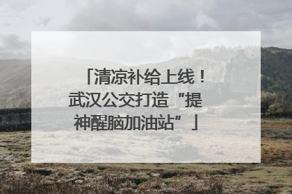 清凉补给上线！武汉公交打造“提神醒脑加油站”