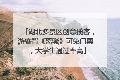湖北多景区创意揽客，游客背《离骚》可免门票，大学生通过率高