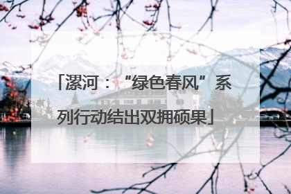漯河：“绿色春风”系列行动结出双拥硕果