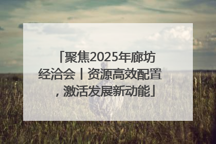 聚焦2025年廊坊经洽会丨资源高效配置，激活发展新动能
