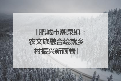 肥城市潮泉镇：农文旅融合绘就乡村振兴新画卷