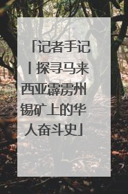 记者手记丨探寻马来西亚霹雳州锡矿上的华人奋斗史