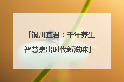 铜川宜君：千年养生智慧烹出时代新滋味