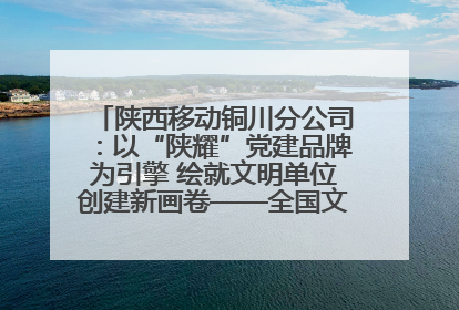 陕西移动铜川分公司：以“陕耀”党建品牌为引擎 绘就文明单位创建新画卷——全国文明单位创建纪实