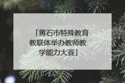 黄石市特殊教育教联体举办教师教学能力大赛