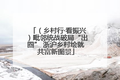 （乡村行·看振兴）毗邻统战破局“出圈” 浙沪乡村绘就共富新图景