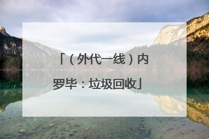 （外代一线）内罗毕：垃圾回收