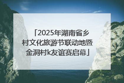 2025年湖南省乡村文化旅游节联动地暨金洞村k友谊赛启幕