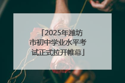 2025年潍坊市初中学业水平考试正式拉开帷幕